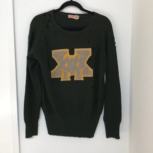 Vintage college varsity sweater